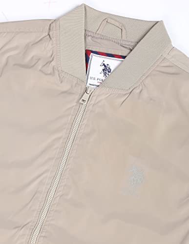 U.S. POLO ASSN. Men's Trench Coat (USJCK0175_Stone_M)