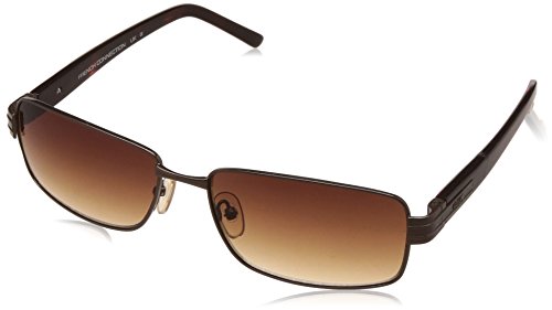 French Connection Gradient Rectangular Men's Sunglasses - (FC 7111 C3 S|60|Brown Color)
