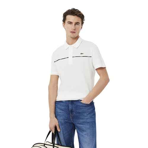 Lacoste Men's Regular Fit Polos (PH9863001_White