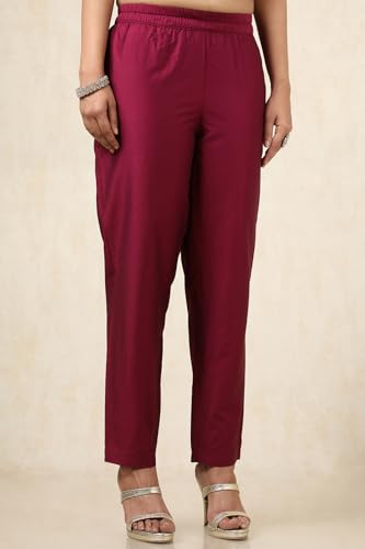 Soch Women's Dola Silk Salwar Suit Set (EWS5CD21718_Rust