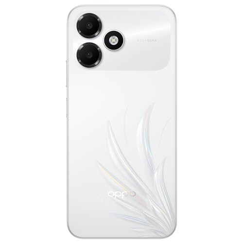 Oppo A6c 4G (Feather White, 4GB RAM, 128GB Storage) | 7000mAh Long-Lasting Battery | 120Hz Ultra Bright Display | IP64 Protection | 13MP Camera- with No Cost EMI/Additional Exchange Offers.