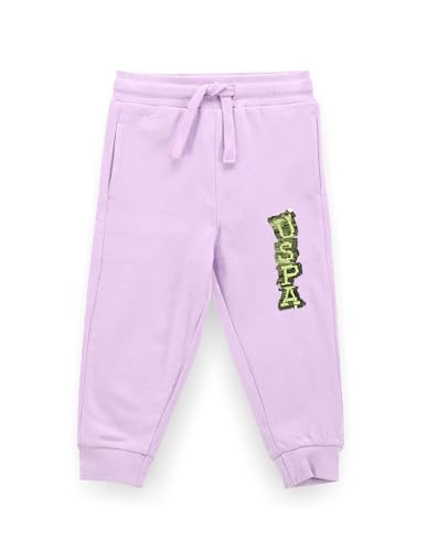 U.S. POLO ASSN. Girls Flip Sequins Joggers Purple