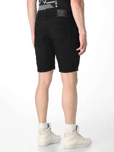 Jack & Jones 5 Pocket Black Denim Shorts