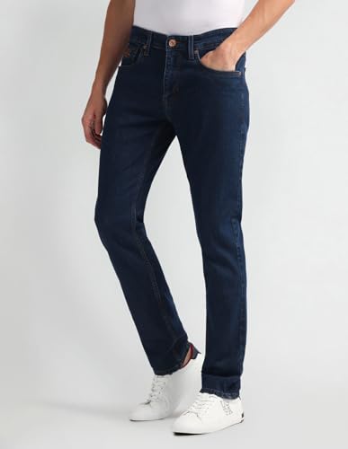 U.S. POLO ASSN. Men's Tapered Jeans (UDJENO1519_Blue