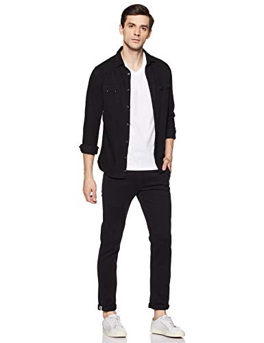 Van Heusen Men Athleisure V-Neck T-Shirt - 100% Combed Cotton - Short Sleeve, Ultra Soft_60035_White_L