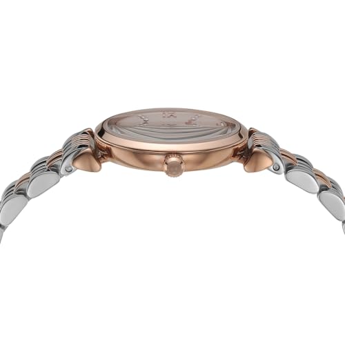 Emporio Armani Stainless Steel Analog Pink Dial Women Watch-Ar11223, Multi-Color Band