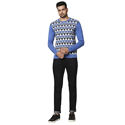 Raymond Medium Blue Sweater (Size: 42)-RMWX01148-B5