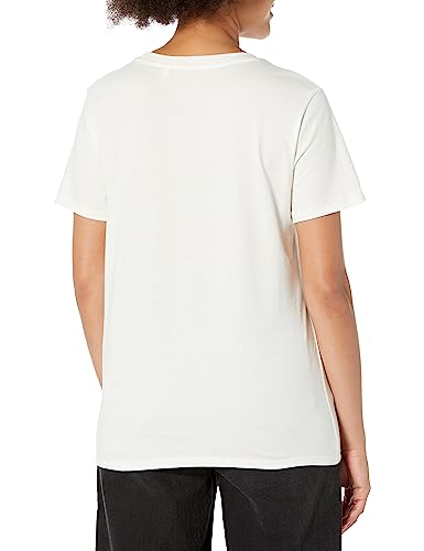 GUESS Women White Printed Round Neck Short Sleeves T-Shirt