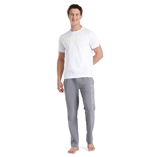 FCUK Play Derrick, Men's Crew Neck Graphic T-Shirt