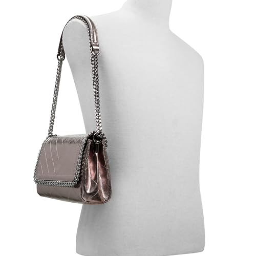 ALDO Womens Kayleyyx Cross Body (pack of 1), Pewter, 7.6'' L x 2.7'' W x 8.6'' H (19.5cm x 7cm x 22cm), Kayleyyx Cross Body