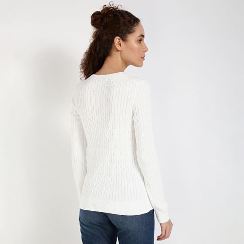 Tommy Hilfiger Womens White Color Sweater (M)