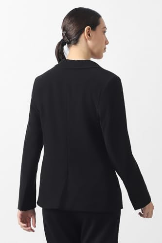 Women Black Solid Blazer