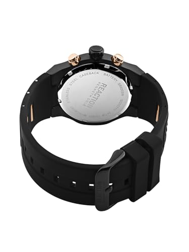 Kenneth Cole Reaction Chronograph Black Dial Watch for Men - KRWGO0071002