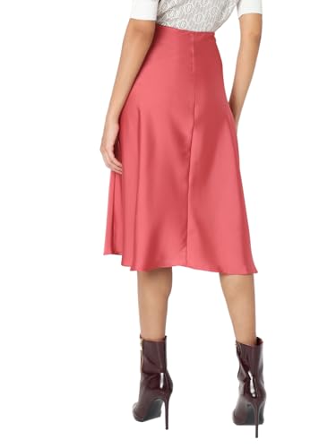 VERO MODA Women Pink A-Line High-Rise Skirt