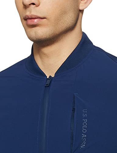 U.S. POLO ASSN. Men's Trench Coat (USJCK0086_DK. Blue_2XL)