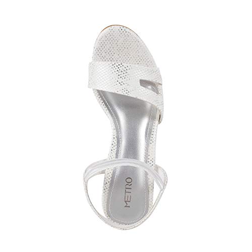 Metro Womens Synthetic White Sandals (Size (3 UK (36 EU))
