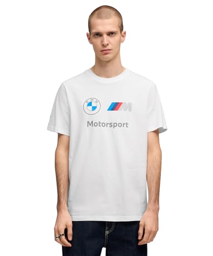 PUMA | BMW M Motorsport Essentials Men's Logo Tee | White | 2XL