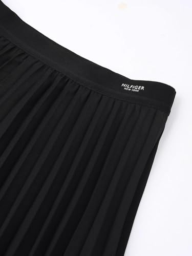 Regular Fit Solid High Rise Skirt