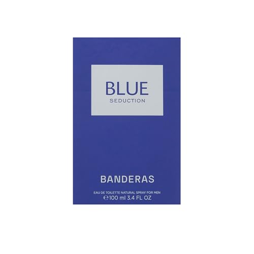 Antonio Banderas Blue Seduction Eau de Toilette for Men | Aromatic Citrus Fragrance | 100ml