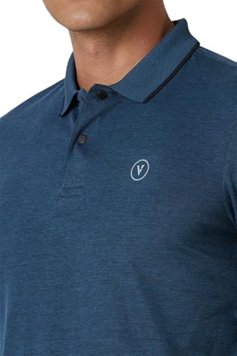 Van Heusen Men's Regular Fit T-Shirt (VFKPARGFA11332_Navy
