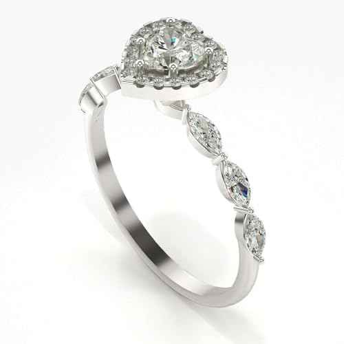 VALANOVA Hallmarked 14K Gold & Certified Lab Grown Diamond 0.73cts | Ring For Women's/Girls | Stylish & Elegant | VGR0464H | Ring Size: 11