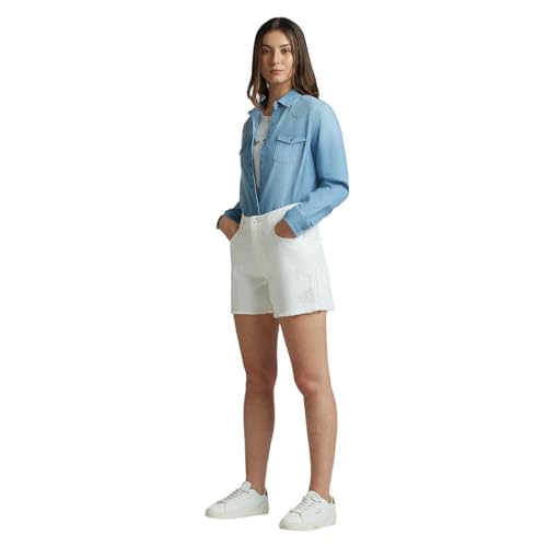 Pepe Jeans Women's Hybrid Shorts (PL801171P57_White