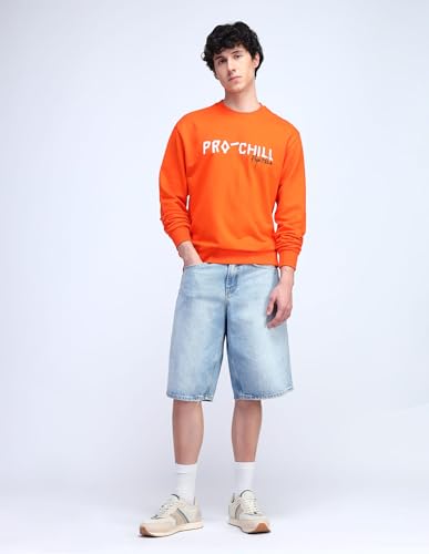 Relaxed Fit Printed Sweatshirt