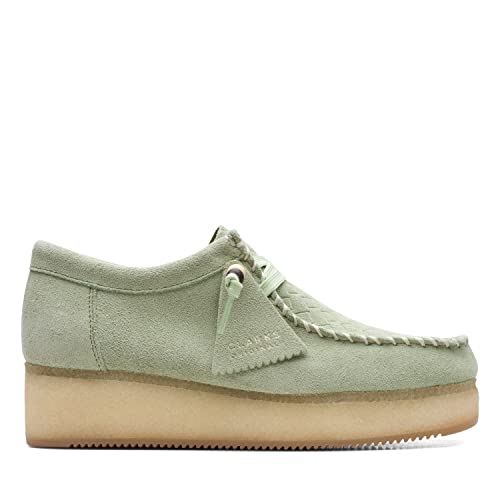 Clarks Women's Pale Green Casual Lace up (26165848) UK-4