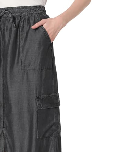 Vero Moda Viscose Western Skirt Black