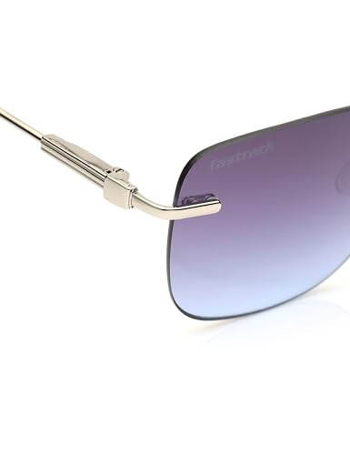 Fastrack Sunglasses |RECTANGLE Silver |UV protected | Large