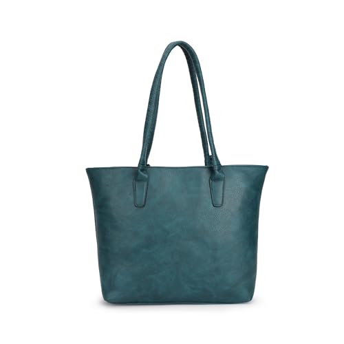 Fastrack Premium Leather Tote Bag for Women, Ladies and Girls | Structured Spacious Tote Bag for Work, Office and College
