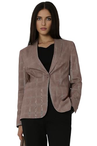 Van Heusen Women's Blazer (VWBZFRGP798299_Brown
