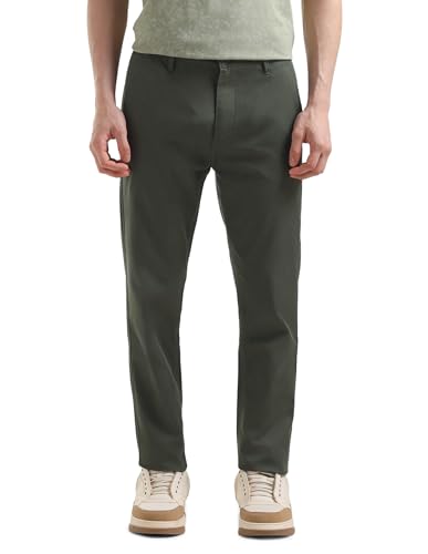 Slash Slim Tapered Fit Twill Trousers