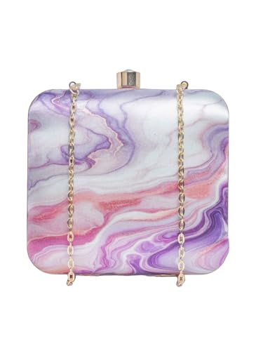 SWISNI Women's Digital Printed Clutches | Stylish Purse with Vibrant Designs, Perfect for Parties, Weddings & Casual Outings