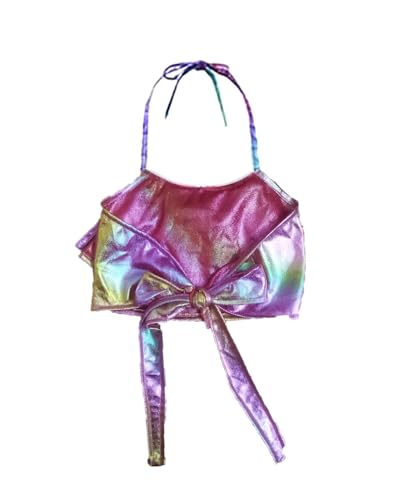 HIBA CREATIONS Baby Girl Swimming Costume Rainbow Color Bikini with panty6-12 Months