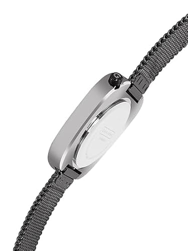 Giordano Analog Wrist Watch for Women with Stylish Metal Strap, Square dial and 3 Hand Mechanism