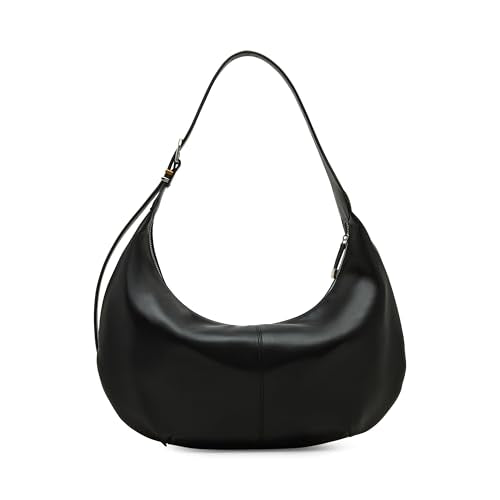 Steve Madden womens Steve Madden Olga Soft Hobo Bag, Bolga - Black, One Size