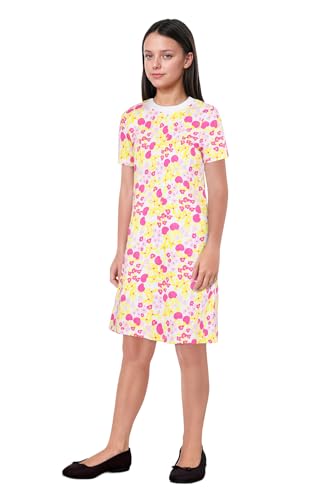 Allen Solly Girls Dresses Blue-Pink