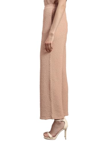 VERO MODA Womens Wide Leg Pants Misty Rose