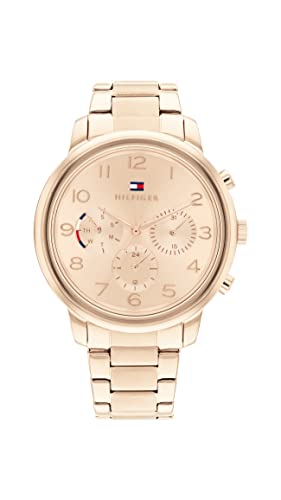 Tommy Hilfiger Carnation Gold Dial Round Shaped Sport Women Watch_TH1782526W