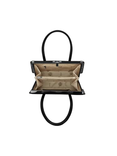 Lavie Luxe Women's Book Dual Handle Frame Satchel Handbag | Satchel Bag for Work | Ladies Purse | Stylish Shoulder Bag | Gift For Women