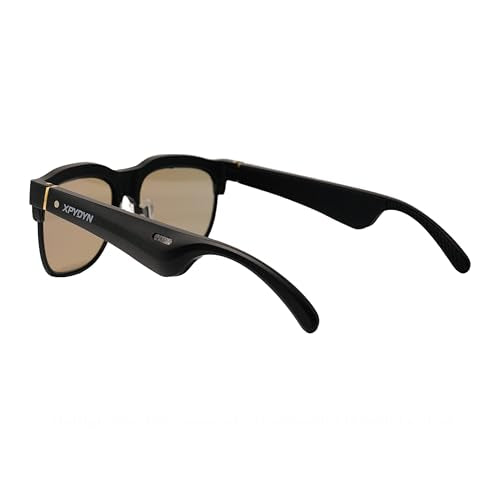XPYDYN Adjustable Tint Smart Glasses with Bluetooth & Built-in Audio for Driving, Travel, Fishing, Unisex