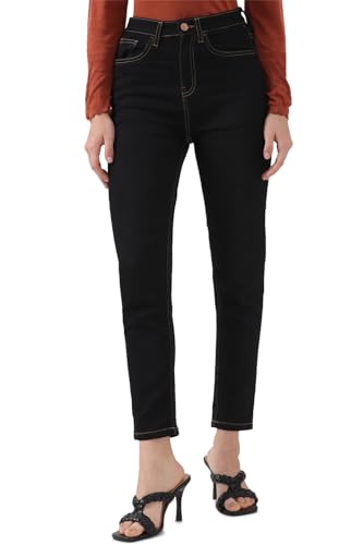 Van Heusen Women Black Dark Wash Skinny Fit Jeans