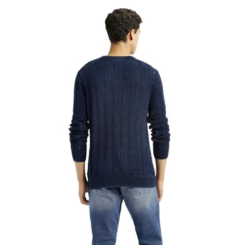 Levi's Men's Indigo Crew Neck Sweater