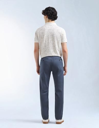 Slash Slim Tapered Fit Mid Rise Trousers