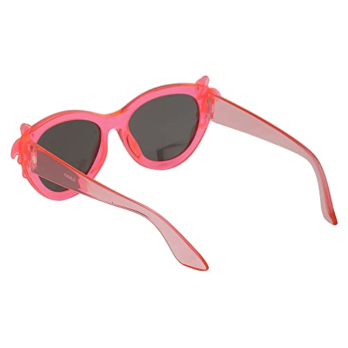 Carlton London Girl's Grey Lens & Pink Cateye Sunglasses