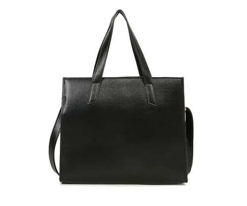 LOUIS STITCH Stylish Black Handbag for Women | Ladies Satchel Handbag for Travel, Office, College (LS-LDB-VF1039-HBJB)