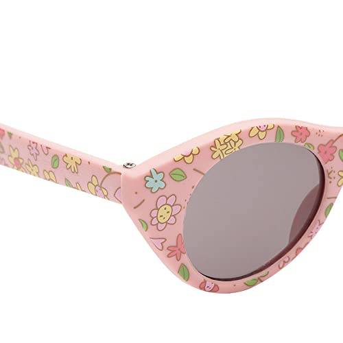 Carlton London Girls Round Grey One Size Casual Winter Wear Plastic Frame UV Protected Lens Sunglasses