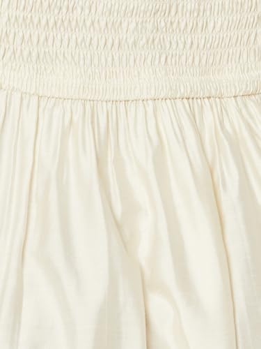 Max Kalki x Max Women Embroidered A-line Midi Dress (White_XS)