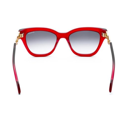 GUESS 100% UV protecetd | Gradient | Medium | Full Rim | Square | Frame: Red | Lens: Grey